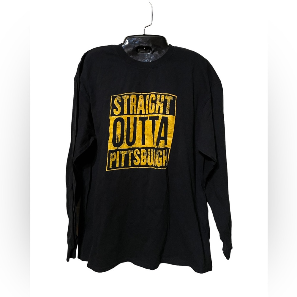 Pittsburgh Size L Unisex Long Sleeve T Shirt